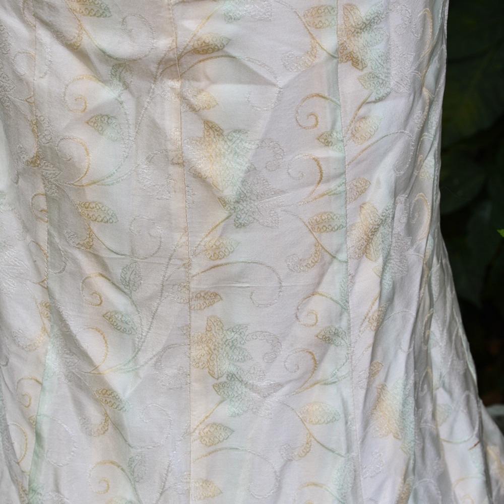 Vintage 90s Prom Dress ZUM ZUM Satin - Picture 9 of 14